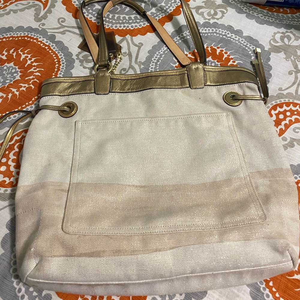 Vintage Coach purse with gems starfish